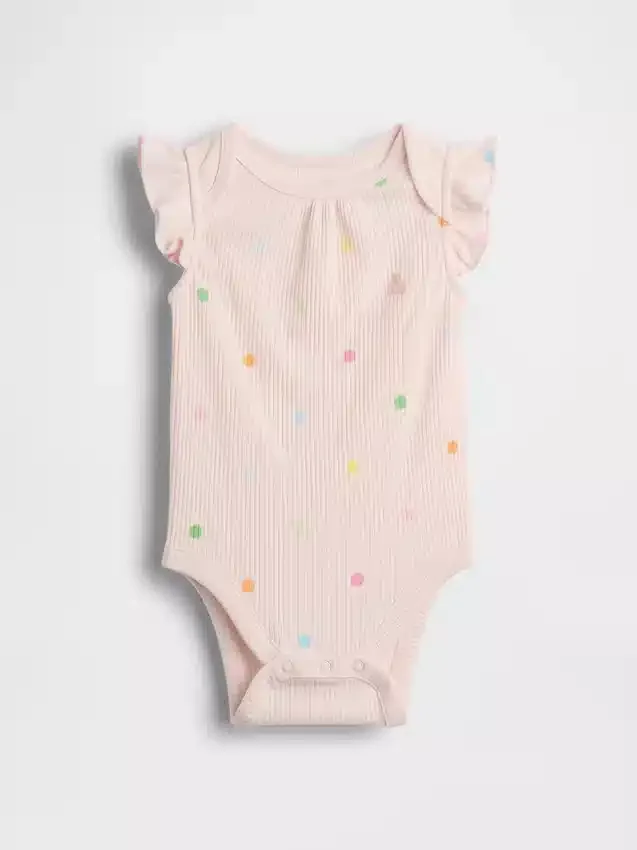 Baby First Favorites Tinyrib-Body met stippen