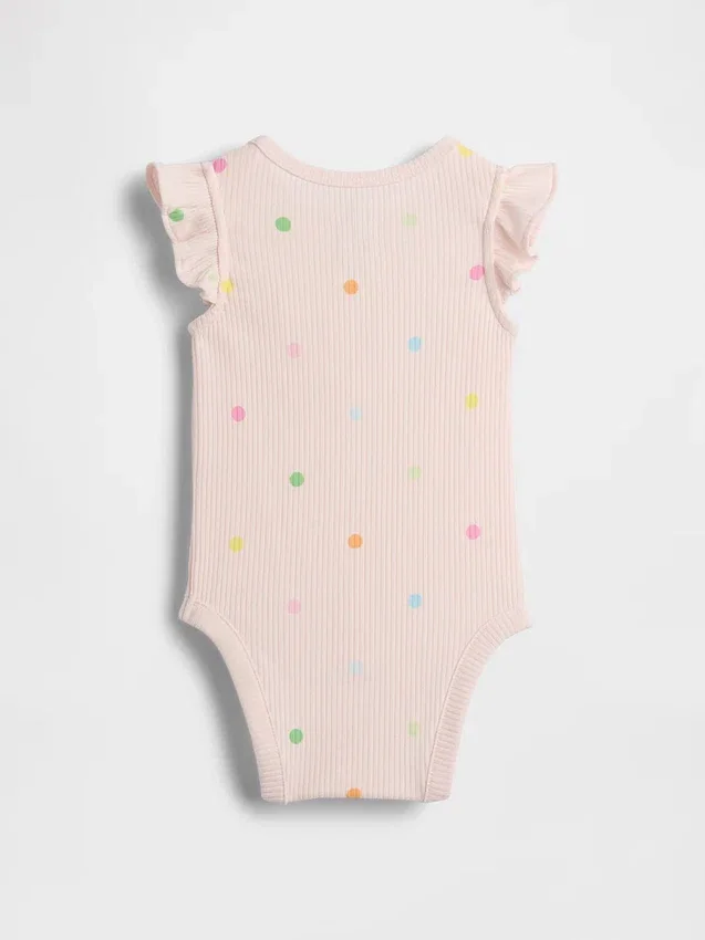 Baby First Favorites Tinyrib-Body met stippen