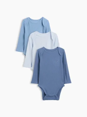 Baby First Favorites Tinyrib-body met zakje (3-pack)
