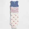 Baby First Favorites Tinyrib-body met zakje (3-pack)