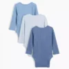 Baby First Favorites Tinyrib-body met zakje (3-pack)