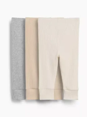 Baby First Favorites Tinyrib-broeken (3-pack)