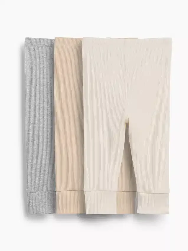 Baby First Favorites Tinyrib-broeken (3-pack)