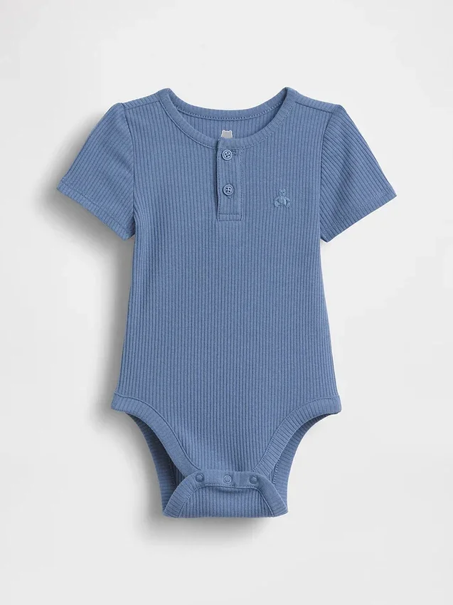 Baby First Favorites Tinyrib Henley Body