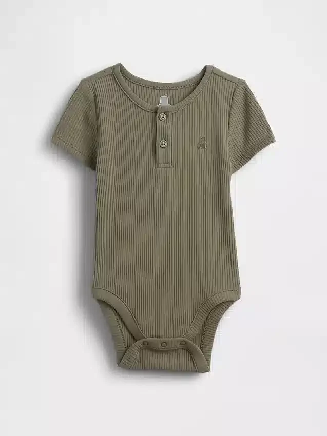 Baby First Favorites Tinyrib Henley Body