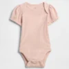 Baby First Favorites Tinyrib-rompertje met pofmouwtjes
