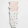 Baby First Favorites Tinyrib-rompertje met ruches (3-pack)