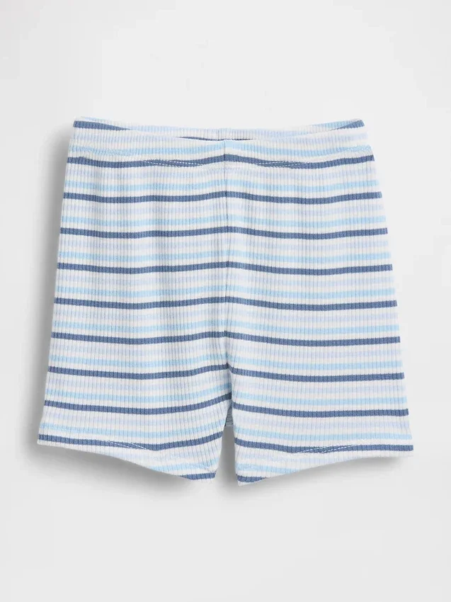Baby First Favorites Tinyrib Stripe Pull-On korte broeken