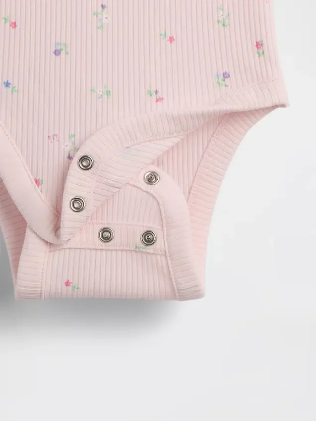 Baby Grow-With-Me Tinyrib korte broeken set