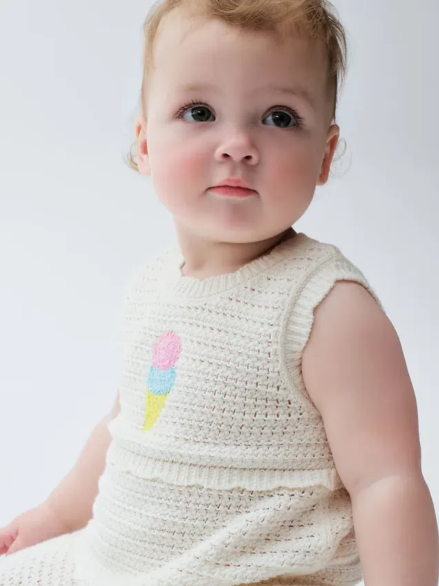 Baby-ijsje gehaakt boxpakje