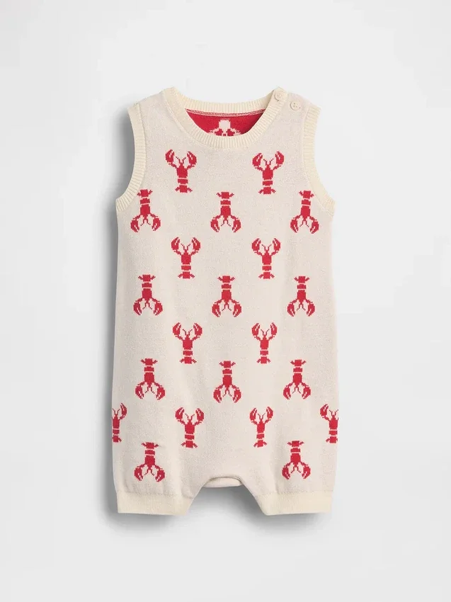 Baby Lobster-trui, kort model, eendelig Boxpakje