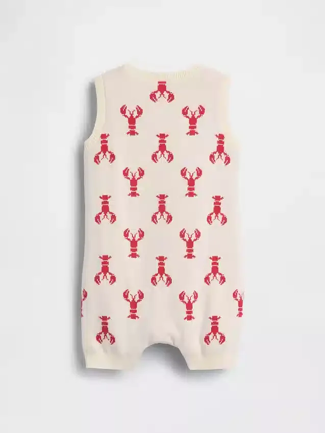 Baby Lobster-trui, kort model, eendelig Boxpakje