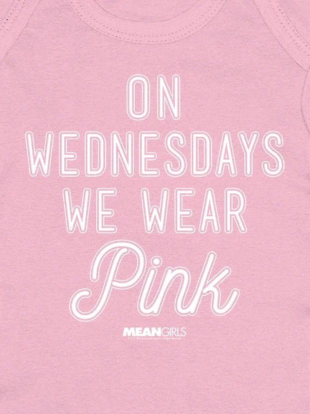 Baby Mean Girls – op woensdag dragen we roze Body's