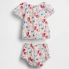 Baby-outfitset met bloemenprint