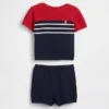 Baby-outfitset met kleurblokken voor truien