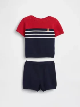 Baby-outfitset met kleurblokken voor truien