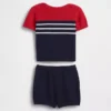 Baby-outfitset met kleurblokken voor truien