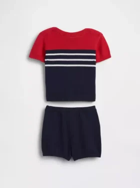 Baby-outfitset met kleurblokken voor truien