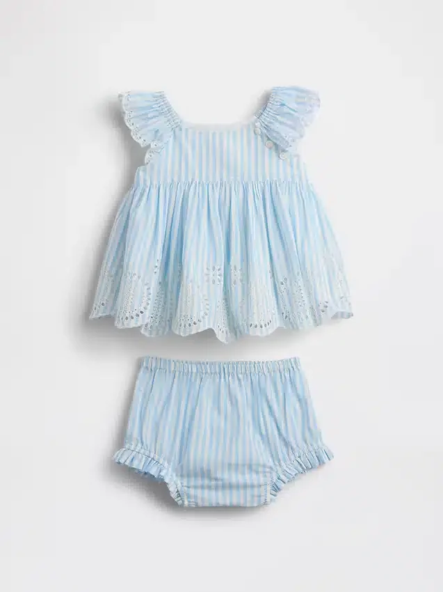 Baby-outfitset met oogjes