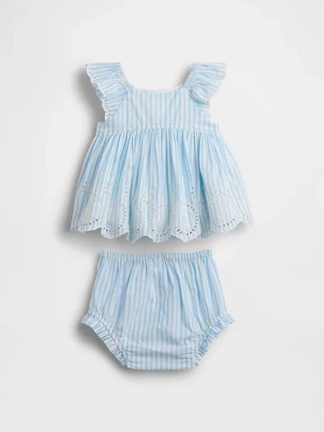 Baby-outfitset met oogjes