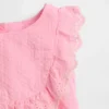 Baby-outfitset met oogjes en ruches
