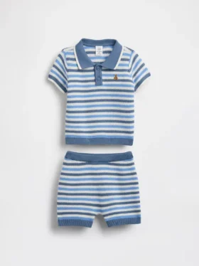 Baby-outfitset met trui en poloshirt
