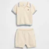 Baby-outfitset met trui en poloshirt
