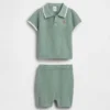 Baby-outfitset met trui en poloshirt