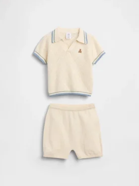 Baby-outfitset met trui en poloshirt