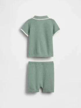Baby-outfitset met trui en poloshirt
