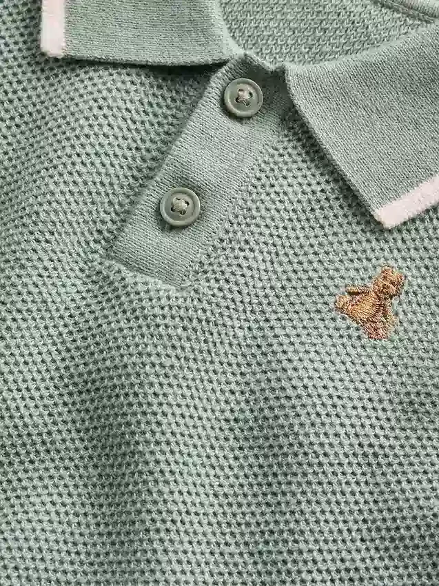 Baby-outfitset met trui en poloshirt