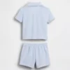 Baby-outfitset van badstof