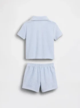 Baby-outfitset van badstof