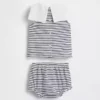 Baby-outfitset van biologisch katoen in matrozenstijl
