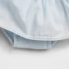 Baby-outfitset van denim met strik
