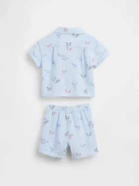 Baby-outfitset van katoenen gaas