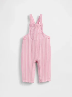 Baby-overall van katoenen gaas met Brannan Bear