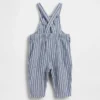 Baby-overall van katoenen gaas met Brannan Bear