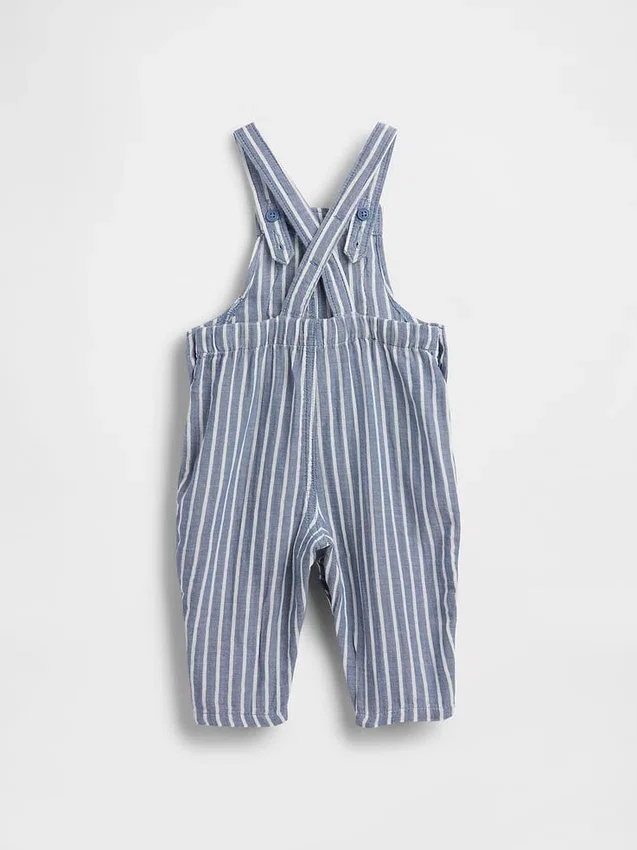 Baby-overall van katoenen gaas met Brannan Bear