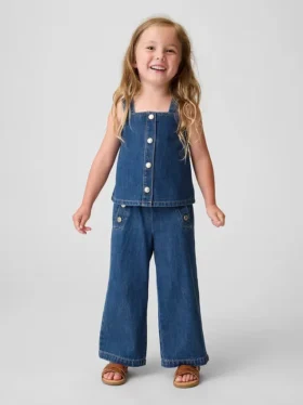 Baby & Peuter-baggy-Jeans in matrozenstijl met elastische taille