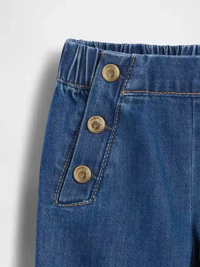 Baby & Peuter-baggy-Jeans in matrozenstijl met elastische taille