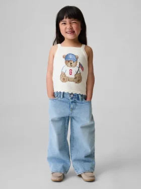 Baby & Peuter-Brannan Bear Americana-trui-tanktop