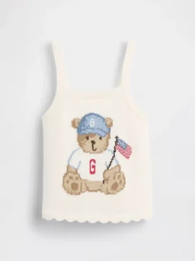 Baby & Peuter-Brannan Bear Americana-trui-tanktop