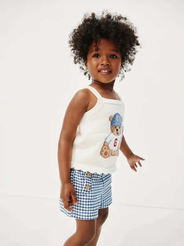 Baby & Peuter-Brannan Bear Americana-trui-tanktop