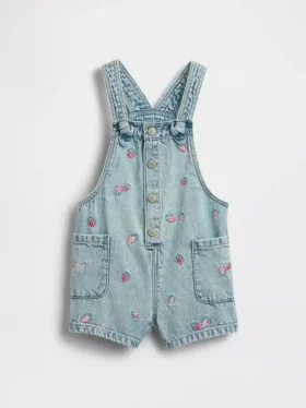 Baby & Peuter-broekje van denim met borduursel