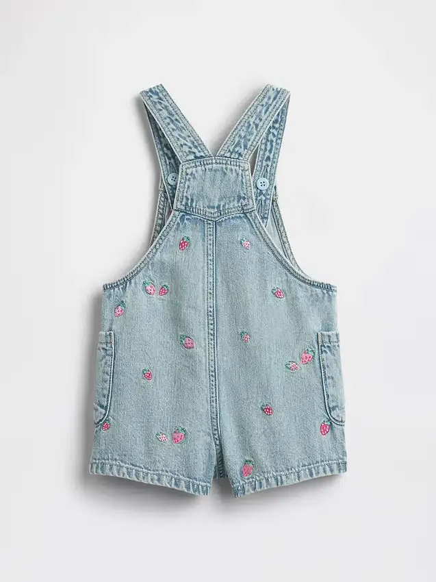 Baby & Peuter-broekje van denim met borduursel