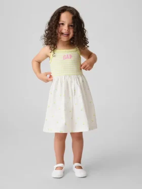 Baby & Peuter gemengde materialen jurk