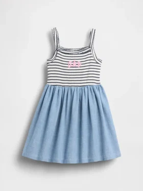 Baby & Peuter gemengde materialen jurk