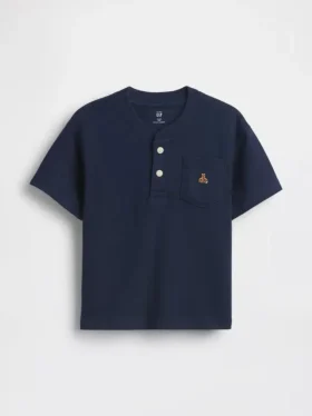 Baby & Peuter-Henley-T-shirt met zak