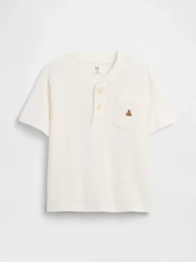 Baby & Peuter-Henley-T-shirt met zak